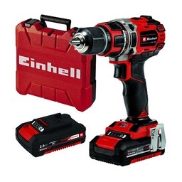 Einhell - TE-CD 18/50 Li BL PXC - Masina de gaurit si insurubat cu 2 acumulatori, Li-Ion, 18 V, 2 Ah, 50 Nm, valiza plastic