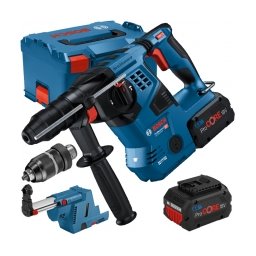 Bosch - GBH 18V-28 CF - Rotopercutor SDS-Plus cu 2 acumulatori, Li-Ion, 18 V, 8 Ah, 3.3 J, mandrina interschimbabila, motor fara perii, sistem antivibratii, led iluminare, valiza speciala, accesorii