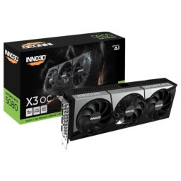 INNO3D GeForce RTX 5080 X3 OS NVIDIA 16 Giga Bites GDDR7 (N50803-16D7X-17603930)