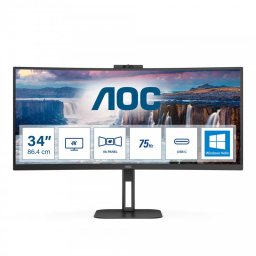 Monitor LED CU34V5CW 34" WQHD 100Hz 1ms HDMI DP USB