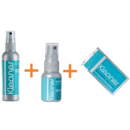 Set Kleaner igiena orala Spray 100ml + 30ml + Servetel piele si suprafete 9ml