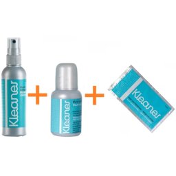 Set Kleaner igiena orala Spray 100ml + Flacon 30ml + Servetel piele si suprafete 9ml
