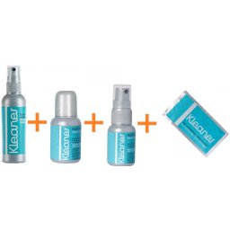 Set Kleaner igiena orala Spray 100ml + 30ml + Flacon 30ml + Servetel piele 9ml