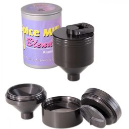 Grinder Spice Mill cu Palnie metalic grey în cutie Ø55mm