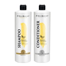 Sampon si Balsam Iv San Bernard Banana, pentru caini si pisici, 1l