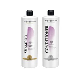 Sampon si Balsam Iv San Bernard Cristal Clean, pentru caini si pisici, 500ml