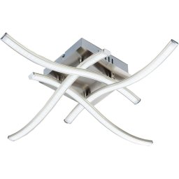 Plafonieră LED 4x 2,6 W/230 V/3000 K, crom mat