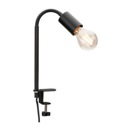 Lampă LED cu clemă 1xE27/4,2W/230V 2700K neagră