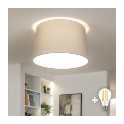 Brilagi - Plafonieră LED aplicată CERIA, 1x E27 (max. 40W), 230V, Ø 45 cm, gri