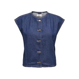 ONLY Cămaşă Onlsadie SlWaistcoat Gen 15363629 BS000065 medium blue denim