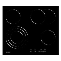 Plită Incorporabilă Samus PSVE-64BMG4 | 6000W, 60cm, 58x51x5.5cm