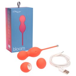 We-Vibe Bloom - bile vaginale cu greutăți interschimbabile - silicon portocaliu