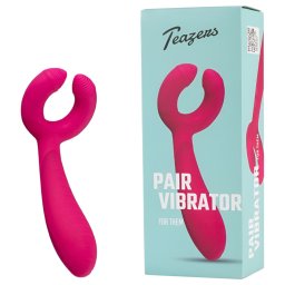 Easytoys Couple - vibrator pentru cuplu, reîncărcabil, waterproof, roz