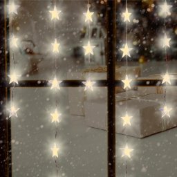 Perdea lumini stele cu LED