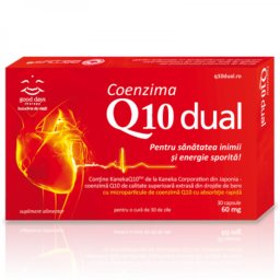 Coenzima Q10 Dual 60mg, 30 capsule, Good Days Therapy