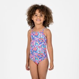 Costum de baie întreg flori surf Hanalei Albastru și roz Fete