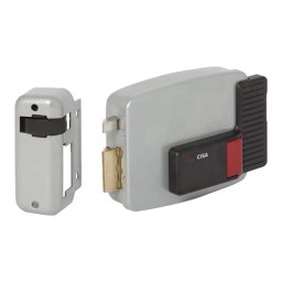 Yală electrică aplicată cu buton, clasa securitate 3, deschidere stânga, 12V, CISA 1.11731.60.2