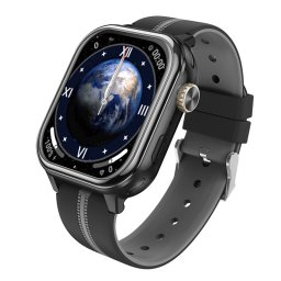 Ceas Smartwatch Pentru Copii, Wonlex KT39, Negru