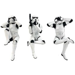 Set de statuete Nemesis Now Star Wars B6678B24 - Stormtrooperii Intelepti, Set de 3 statuete