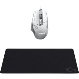 LOGITECH G502 X alb + G240 mousepad