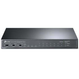 Switch POE+ TP-Link 8-Port 10/100Mbps + 3-Port Gigabit Desktop Switch with 8-Port PoE+, carcasa metalica TL-SL1311MP (timbru verde 2 lei)