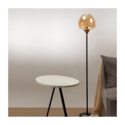 ONLI - Lampadar ELIDE 1xE27/15W/230V negru/cupru