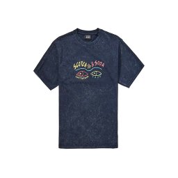 SCOTCH & SODA T-Shirt Front Artwork Relaxed Fit Snow Washed 183199 001 carbon