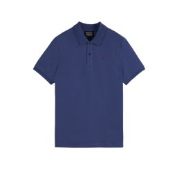 SCOTCH & SODA Polo Pique Chest Logo Polo 182352 401 oceana