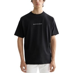 SCOTCH & SODA T-Shirt Logo Front Chest 179192 0008 black