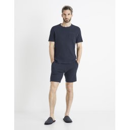 Pijamale pentru barbati Celio - albastru inchis