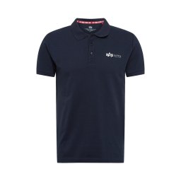 ALPHA INDUSTRIES Tricou bleumarin / alb