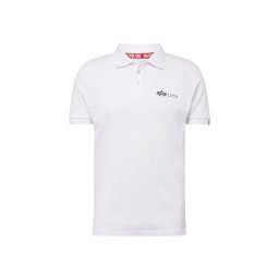 ALPHA INDUSTRIES Tricou negru / alb