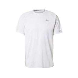 NIKE Tricou funcțional 'Stride' gri / alb