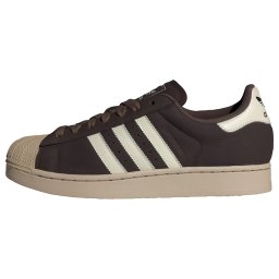 ADIDAS ORIGINALS Sneaker low 'Superstar ll' ciocolatiu / alb lână