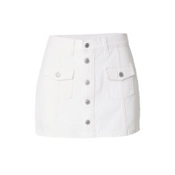 LEVI'S ® Fustă 'Button Front Skort' alb denim