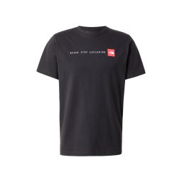THE NORTH FACE Tricou 'NEVER STOP EXPLORING' roșu / negru / alb