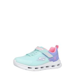 SKECHERS Sneaker 'GLIDE-STEP LIGHTS' verde mentă / mov lavandă / roz deschis / alb