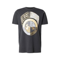 UNDER ARMOUR Tricou funcțional 'VARSITY CREST' albastru deschis / galben / gri / negru
