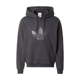 ADIDAS ORIGINALS Bluză de molton 'Trefoil' negru