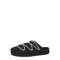 MOON BOOT Saboți negru / alb