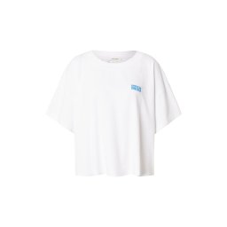 AMERICAN VINTAGE Tricou 'GIXY' azur / alb