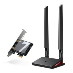 Placa de retea PCI Express BE9300 Wi-Fi 7 Bluetooth 5.4, TP-LINK Archer TBE550E