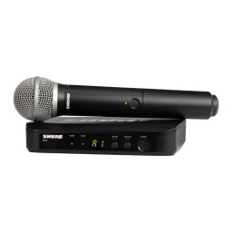 Microfon BLX24E/PG58-H8E Wireless Negru