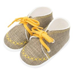 Baby booties sneakers New Baby jeans mustard 0-3 m, size 0-3 m