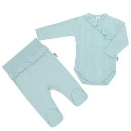 2-Piece Infant Set New Baby Stripes Ice Blue, size 86 (12-18m)