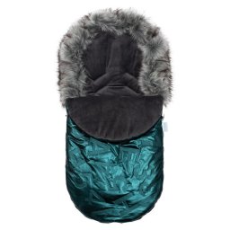New Baby luxury fur coat with fur coat green