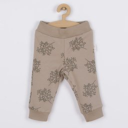 Baby cotton sweatpants Nicol Ella beige, size 62 (3-6m)