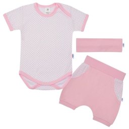 3-Piece Summer Cotton Set New Baby Perfect Summer Light Pink, size 92 (18-24m)