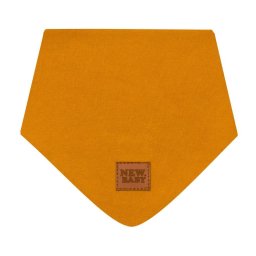 New Baby Favorite Brown Cotton Neck Scarf S, size S
