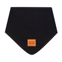 New Baby Favorite Black Cotton Neck Scarf S, size S